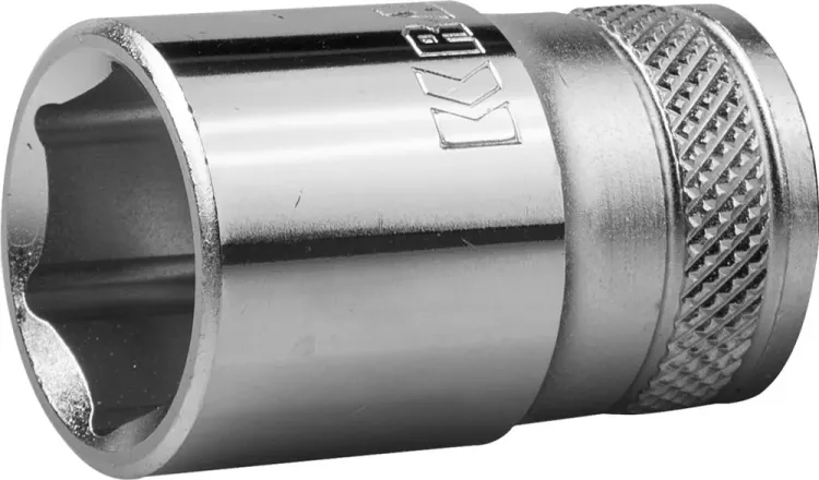 Торцовая головка KRAFTOOL "INDUSTRIE QUALITAT", Cr-V, FLANK, хромосатинированная, 1/2", 16 мм 27805-16_z01 купить в Тобольске