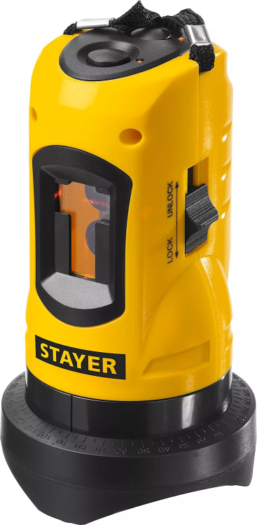 Нивелир лазерный линейный SLL-2, STAYER 34960-H2, штатив, кейс, 10м, точн. +/-0,5 мм/м 34960-H2 купить в Тобольске