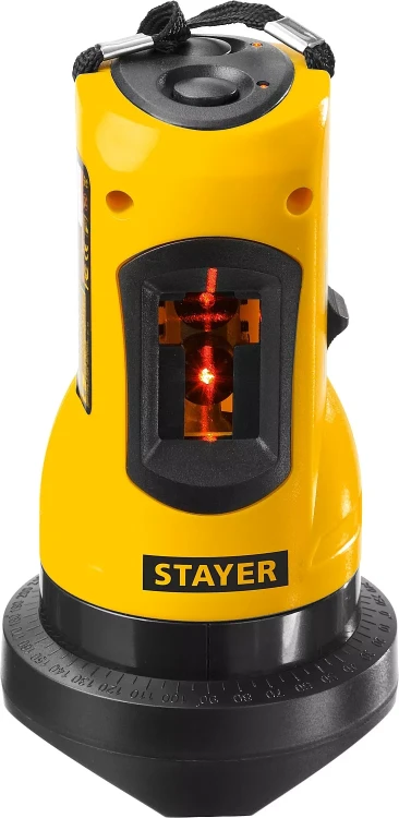 Нивелир лазерный линейный SLL-2, STAYER 34960-H2, штатив, кейс, 10м, точн. +/-0,5 мм/м 34960-H2 купить в Тобольске