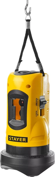Нивелир лазерный линейный SLL-2, STAYER 34960-H2, штатив, кейс, 10м, точн. +/-0,5 мм/м 34960-H2 купить в Тобольске