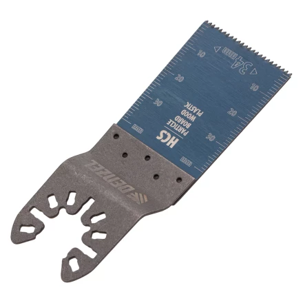 Насадка для МФИ режущая пазовая прямая, HCS, по дереву, 34 х 1.4 мм, мелкий зуб Denzel 782312 купить в Тобольске