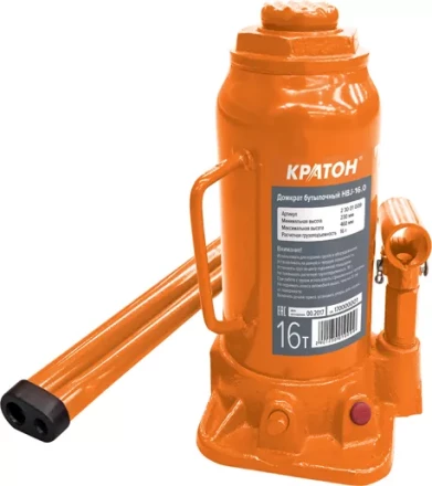 Домкрат бутылочный Кратон HBJ-16.0 2 30 01 009 купить в Тобольске