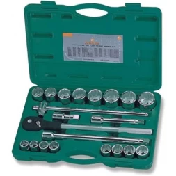 Набор головок торцевых 3/4&quot;DR  7/8&quot;  2&quot; 22предмета  Jonnesway S04Н6422S 48502