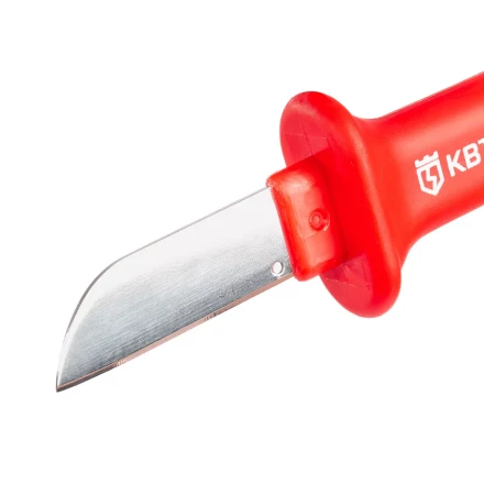 Нож электрика диэлектрический КВТ НМИ-12 с прямым лезвием (92313) купить в Тобольске