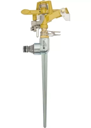 Разбрызгиватель импульсный (латунный) со штырём PALISAD LUXE 65479 купить в Тобольске