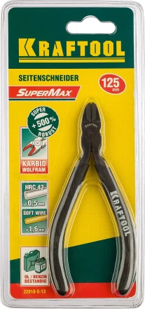 Бокорезы KRAFTOOL &quot;KarbMax&quot; с твердосплавными вставками, покрытие оксидированное с полировкой, 125мм 22018-5-13 купить в Тобольске