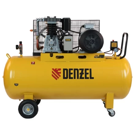 Компрессор воздушный, ременный привод BCI5500-T/270, 5.5 кВт, 270 литров, 850 л/мин Denzel 58129 купить в Тобольске
