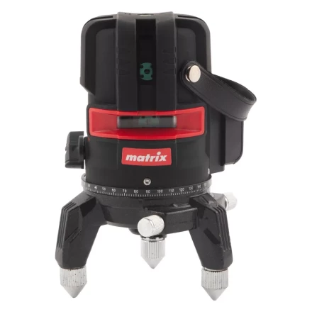 Лазерный уровень ML 06 Green, 30 м, 520 нм, аккумулятор Li 2800 мАч, резьба 5/8&quot; Matrix 35067 купить в Тобольске