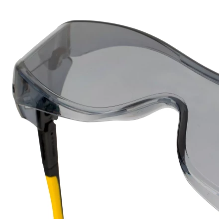 Очки защитные открытые Denzel 89203, поликарбонатные, увеличенная дымчатая линза, регулируемые дужки купить в Тобольске