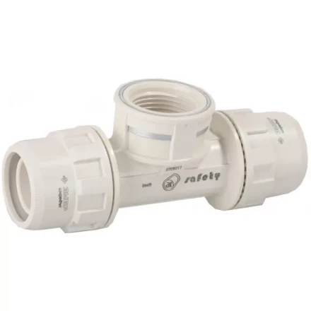 Тройник ЗУБР &quot;ШиреФит&quot; переходной &quot;штуцер с гайкой - внутренняя резьба - штуцер с гайкой&quot;, 32мм-1&quot;-32мм 51502-32-1-32 купить в Тобольске