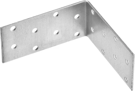 Крепежный угол ЗУБР &quot;МАСТЕР&quot; равносторонний, 40х80х80мм, 1шт 310206-040-080 купить в Тобольске