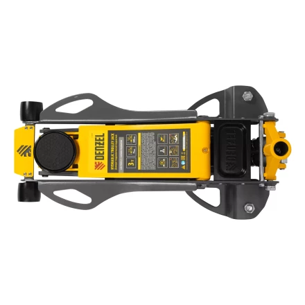 Домкрат гидравлический подкатной Denzel 51250, 3 т, 75-500 мм, быстрый подъем, низкий подхват, проф. купить в Тобольске