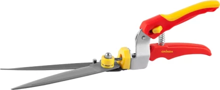 Ножницы GRINDA для стрижки травы,пластмассовые ручки, поворотный механизм 180 гр, 368мм 8-422015_z01 купить в Тобольске