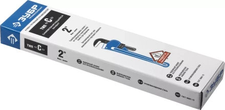 Ключ трубный разводной ЗУБР &quot;ПРОФЕССИОНАЛ&quot;, Сr-V, 350мм / 2&quot; 27339-2_z01 купить в Тобольске