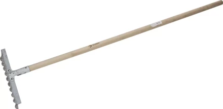 Грабли ЗУБР из нержавеющей стали, 10 витых зубцов, деревянный черенок 4-39481-10 купить в Тобольске