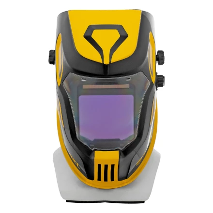 Щиток защитный лицевой (маска сварщика) F10, см. окно 100х96, Real Color, DIN 4-8/9-13// Denzel 89719 купить в Тобольске