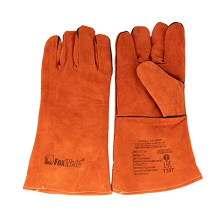 Краги спилковые термостойкие Мастер FOXWELD с печатью купить в Тобольске