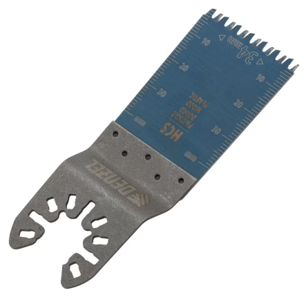 Насадка для МФИ режущая пазовая прямая, HCS, по дереву, ламинату 34 х 2.5 мм, крупный зуб Denzel 782315 купить в Тобольске