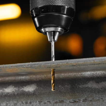 Набор сверл по металлу Denzel 723006, 1,5-6,5мм, Р6М5К8-TiN, Golden Tip, 13 шт купить в Тобольске