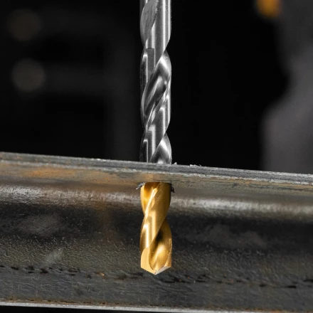 Набор сверл по металлу Denzel 723006, 1,5-6,5мм, Р6М5К8-TiN, Golden Tip, 13 шт купить в Тобольске