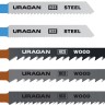 URAGAN T-хвост., по металлу/дереву, 5 шт, набор полотна для лобзика (159489-H5) купить в Тобольске