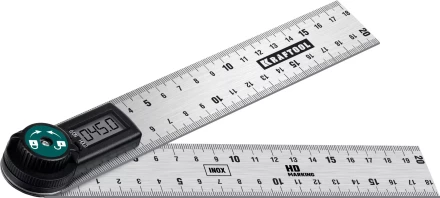Транспортир-угломер ЗУБР из нержавеющей стали, многофункциональный, нониусный 34682 купить в Тобольске