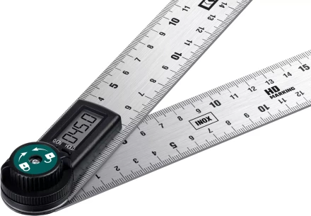 Транспортир-угломер ЗУБР из нержавеющей стали, многофункциональный, нониусный 34682 купить в Тобольске