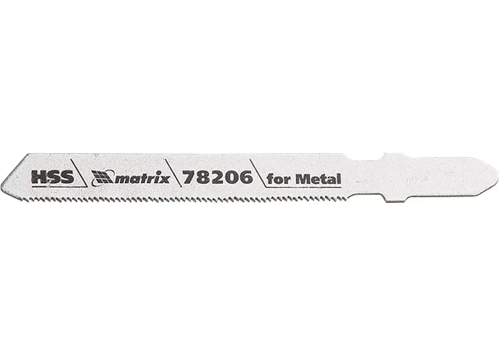 Полотна для электролобзика по металлу 3 шт T118G 50 х 0,8мм HSS MATRIX Professional 78206 купить в Тобольске