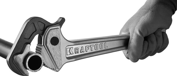 Ключ KRAFTOOL "MASTERGRIP" трубный быстрозажимной, кованые губки, 1/2"-2" 27365-14 купить в Тобольске