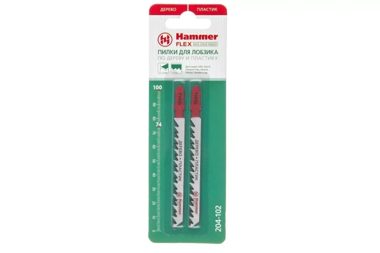 Пилки для лобзика HAMMER JG WD T101D (2шт.) купить в Тобольске