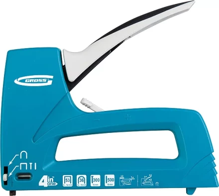 Степлер мебельный универс. (Universell 4) пласт 4-функц тип скобы 53 36 300 500 8-14мм GROSS 41005 купить в Тобольске