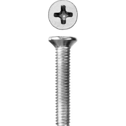 Винт ЗУБР &quot;МАСТЕР&quot; DIN 965, класс прочности 4.8, оцинкованный, M3x16мм, 5кг 303110-03-016 купить в Тобольске