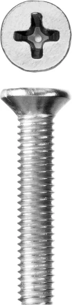 Винт ЗУБР &quot;МАСТЕР&quot; DIN 965, класс прочности 4.8, оцинкованный, M3x16мм, 5кг 303110-03-016 купить в Тобольске