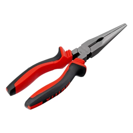 Длинногубцы прямые Matrix, 200 мм, хром-ванадий, двухкомпонентные рукоятки, 17311 купить в Тобольске