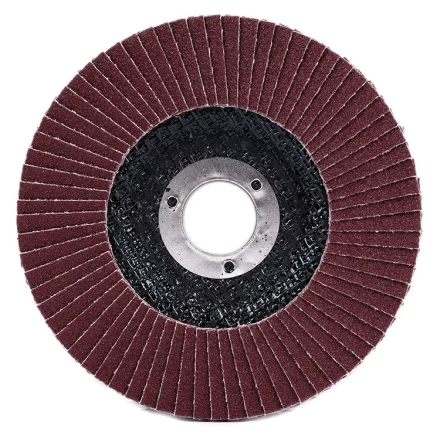 Круг MESSER шлифовальный лепестковый торцевой плоский (электрокорунд) А60(П) 125х22 купить в Тобольске
