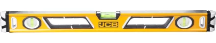Уровень JCB коробчатый, магнитный, 2 фрезерованные базовые поверхности, 3 ампулы, крашенный, с ручками, 0,5мм/м, 60см JBL003 купить в Тобольске