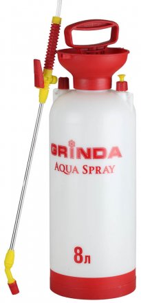 Опрыскиватель садовый GRINDA &quot;Aqua Spray&quot;, широкая горловина, устойчивое дно, алюминиевый удлинитель, 8л 8-425117_z01 купить в Тобольске