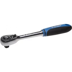 Трещотка для торцовых головок ЗУБР "ПРОФИ", Сr-V сталь, 48 зубцов, 1/4" 27731-1/4