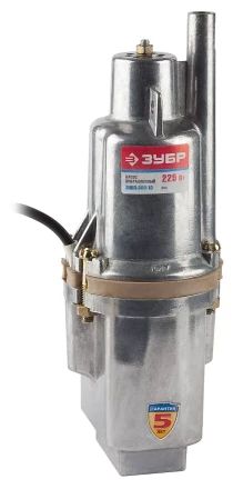 Насос ЗУБР &quot;Родничок&quot; вибрационный, погружной, для чистой воды, 1500 л/ч, напор 60 м, шнур 15 м, 225 Вт ЗНВП-300-15 купить в Тобольске