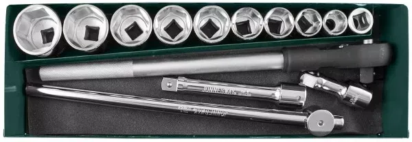 Набор головок торцевых 3/4"DR 22-50мм 15предметов Jonnesway S04Н6115SA 47229 купить в Тобольске