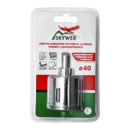 Сверло алмазное 6 мм (кафель,стекло,гранит,керамогранит) SKYWER купить в Тобольске