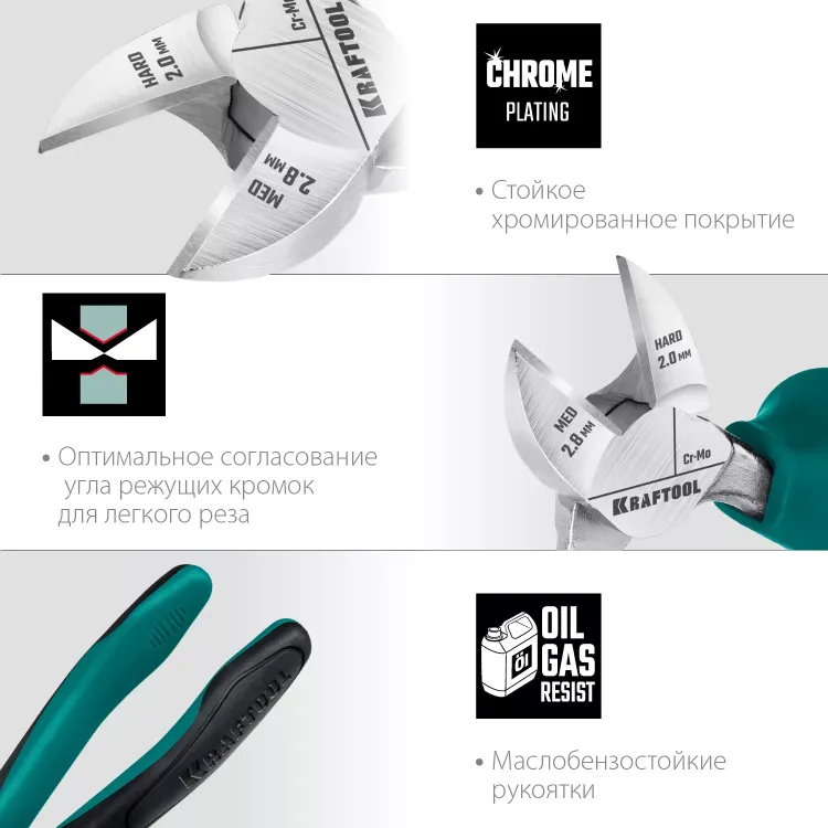 Бокорезы KRAFTOOL 160 мм 22011-5-16 купить в Тобольске