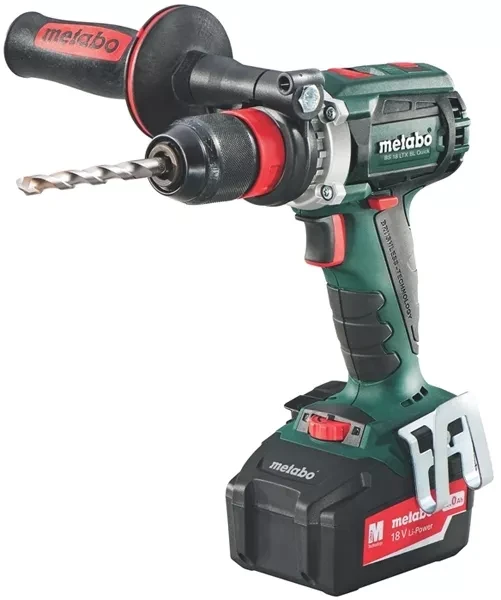 Дрель-винтоверт аккумуляторная METABO BS 18 LTX Quick с рукояткой 18В, 2х5.5Ач, LiHD в кейсе купить в Тобольске