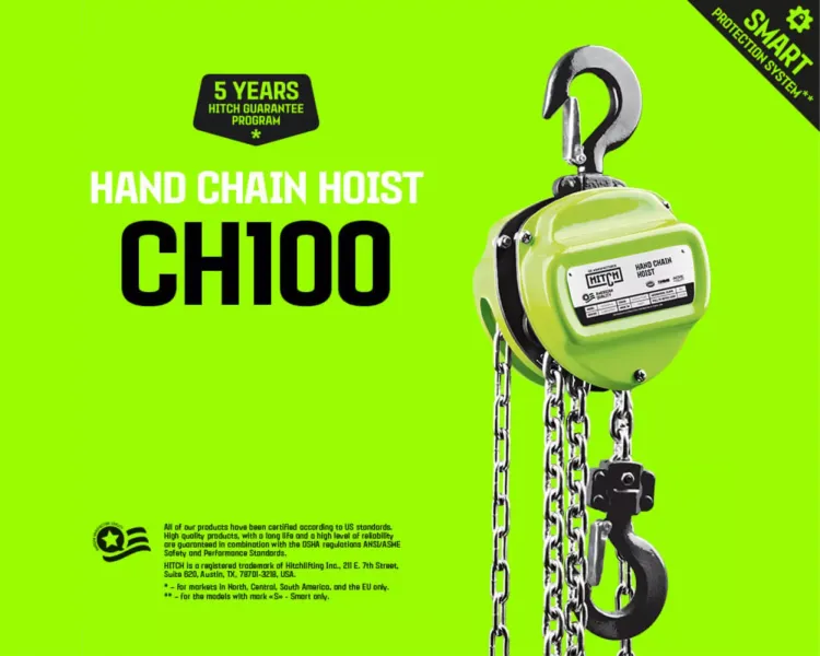 Таль ручная цепная HITCH CH100, 5 т, 4.5 м купить в Тобольске
