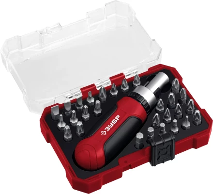 ЗУБР Мастер 29, 29 шт, набор: отвертка с насадками (25040) купить в Тобольске