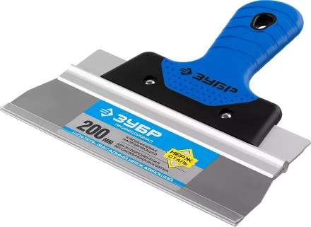 Шпатель ЗУБР &quot;ПРОФЕССИОНАЛ&quot; ФАСАДНЫЙ нержавеющий, 2к ручка. 200мм 10049-20_z03 купить в Тобольске