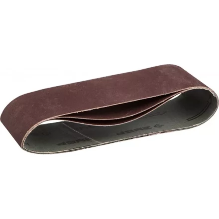 Лента шлифовальная бесконечная ЗУБР &quot;МАСТЕР&quot; на тканевой основе, для ЛШМ, P320, 75х533мм, 3шт 35542-320 купить в Тобольске