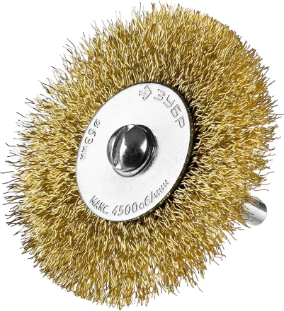 ЗУБР &quot;ПРОФЕССИОНАЛ&quot;. Набор щеток дисковых для дрели, витая стальная латунированная проволока 0,3мм, 5 шт 3521-H5_z02 купить в Тобольске