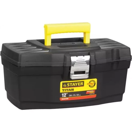 Ящик для инструмента &quot;TITAN-12&quot; пластиковый, STAYER 38016-12 купить в Тобольске