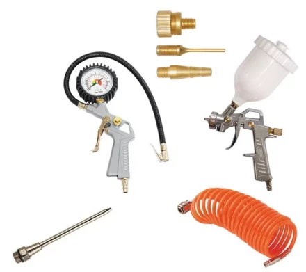 Компрессор безмасляный поршневой прямой привод Fubag  Expert Set OL195/24+5 предметов  купить в Тобольске